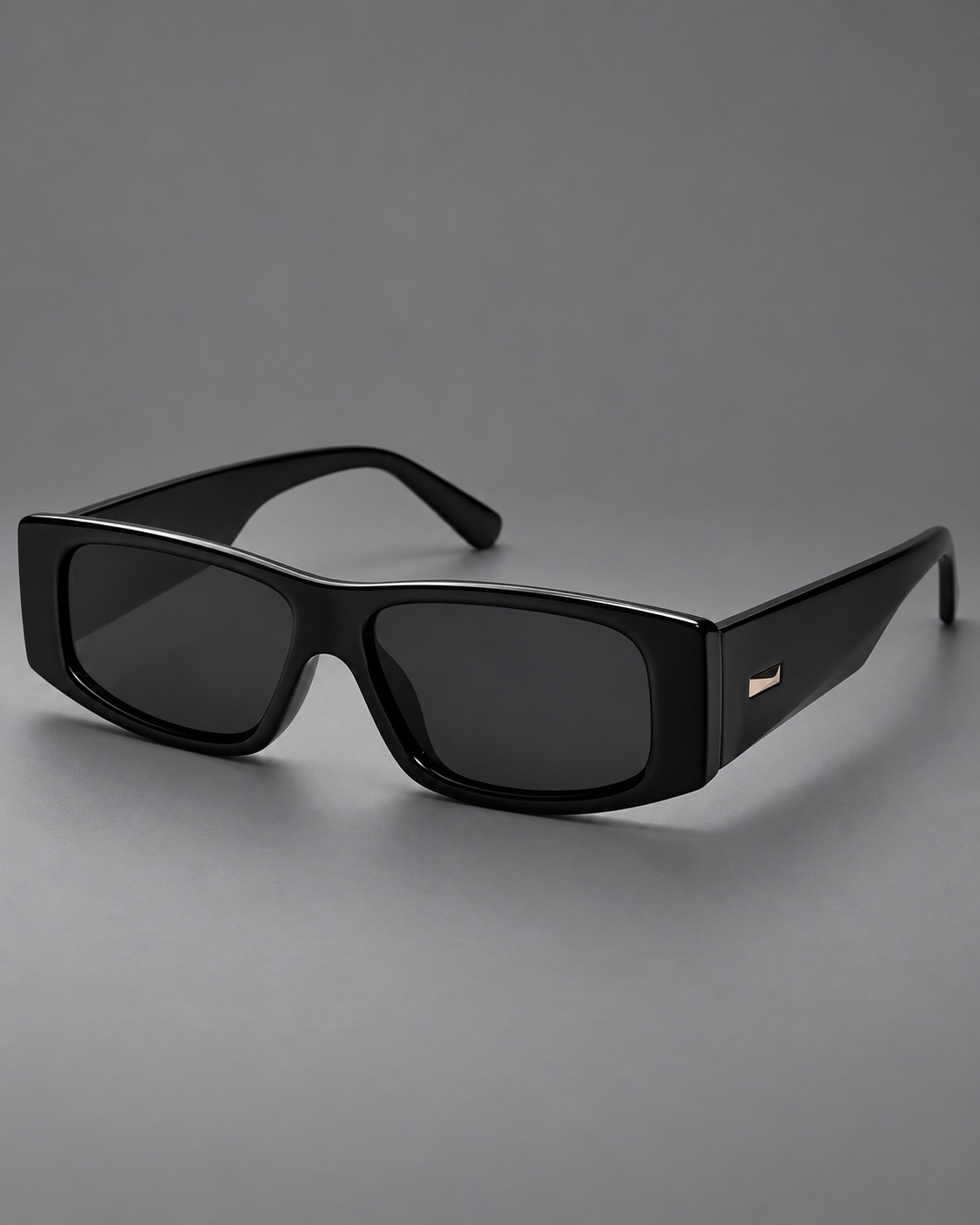Black Rectangular Sunglasses